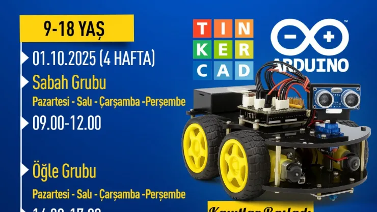 Kocasinan Akademi'de ücretsiz Robotik Kodlama Kursu başlıyor