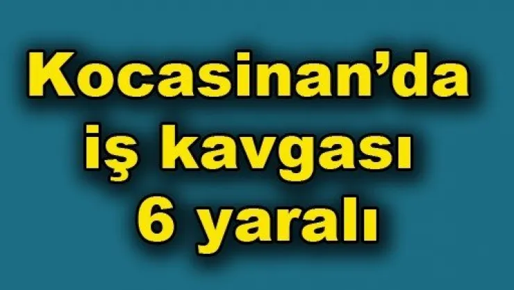 Kocasinan'da 'İş' Kavgası