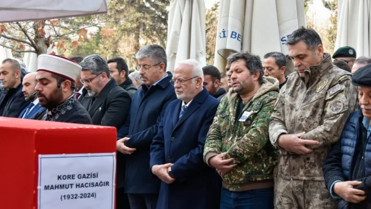 Kore Gazisi Mahmut Hacısağır defnedildi