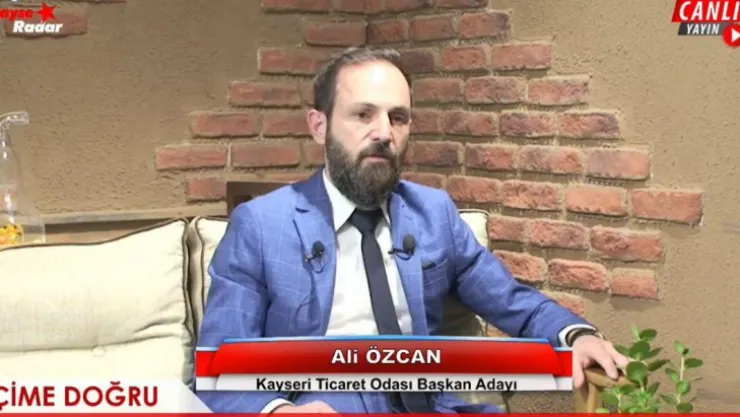 KTO Başkan Adayı Özcan, 'Kayseri ticarette olması gereken yerde değil'