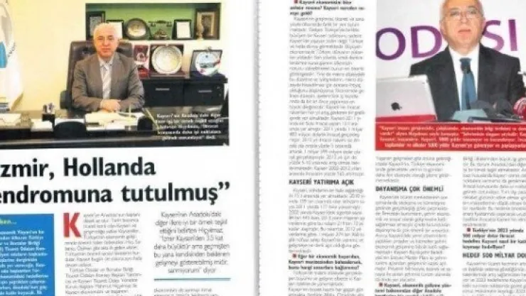 Kto Başkanı Hiçyılmaz Ekonomik Vizyon Dergisinin Ocak 2014 Sayısına Konuk Oldu 