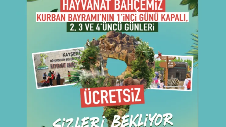 Kurban Bayramı'nda Hayvanat Bahçesi Ücretsiz Ziyarete Açılıyor