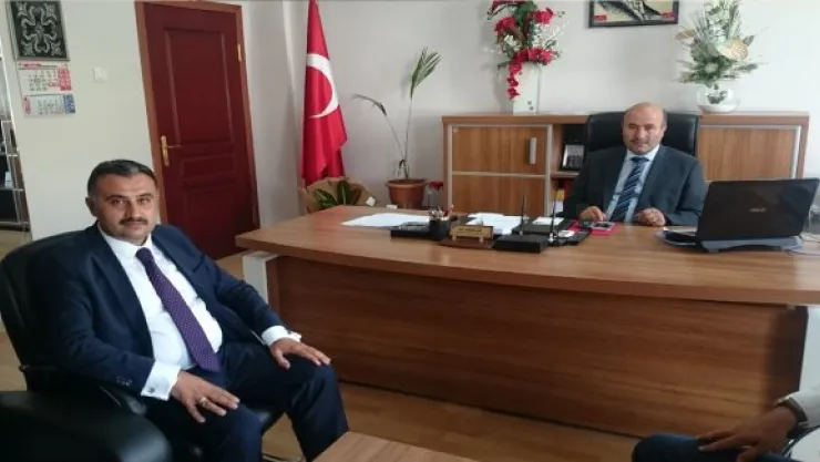 Mehmet Cabbar'dan İlçe Milli Eğitim Müdürü'ne ziyaret