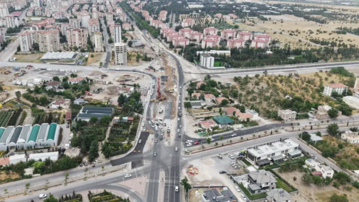 Meteoroloji Katlı Kavşağı İnşaatı Devam Ediyor