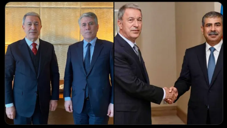 Milletvekili Hulusi Akar, Bakü'de önemli temaslarda bulundu