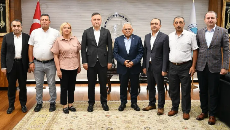 Milli Eğitim'den Başkan Büyükkılıç'a Teşekkür Ziyareti