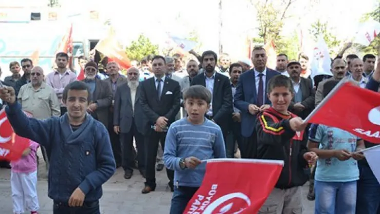 Milli İttifak Adayları Yemliha'ya çıkarma yaptı