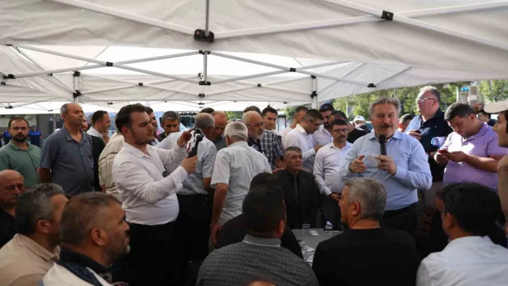 Mobil Başkan'a ilk durağında yoğun ilgi