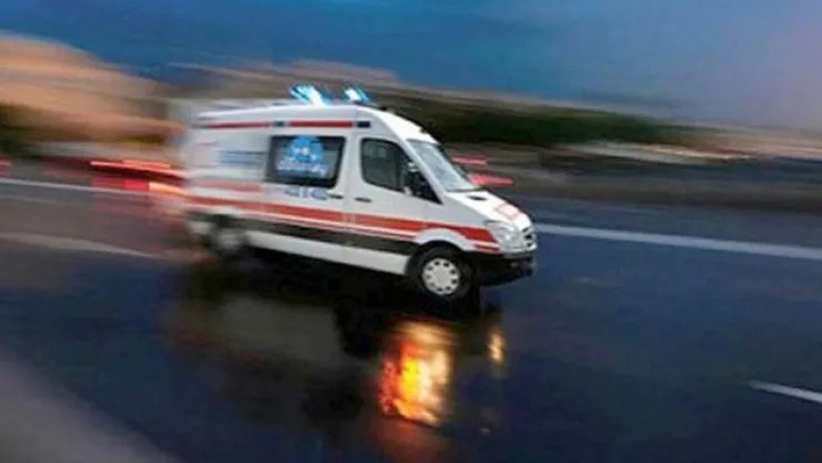 Motosiklet kazasında 2 yaralıdan birinin parmağı koptu