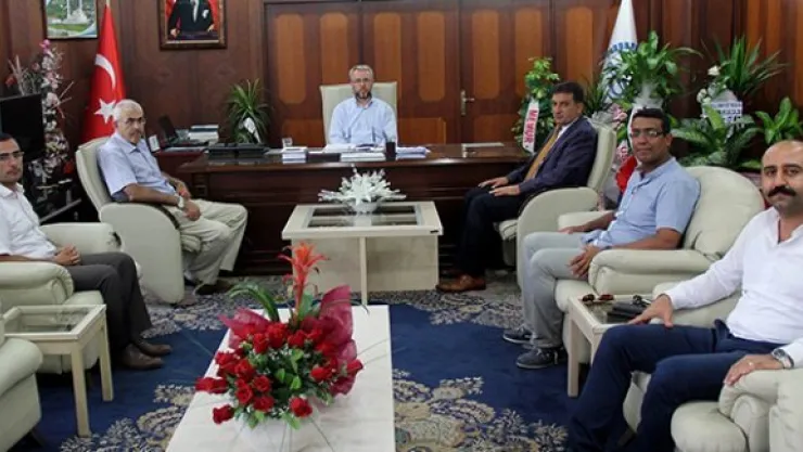 Müftü Güven Talas İlçe Müftülüğünü ziyaret etti