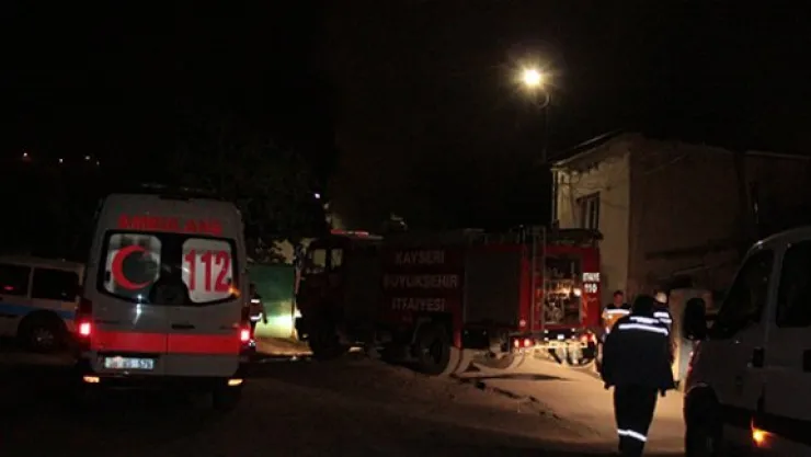 Müstakil evde çıkan yangın korkuttu
