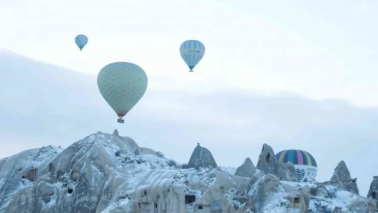 Nevşehir'de kar yağışı son 45 yılın en yüksek seviyesine ulaştı
