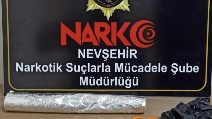 Nevşehir'de uyuşturucu operasyonu 1 tutuklama