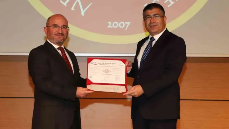 NEVÜ 'Sağlıklı ve Güvenli Kampüs' belgesini 2. kez aldı