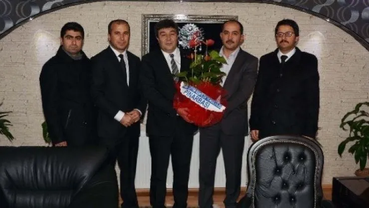 Pınarbaşı Türk Eğitim-Sen'den Belediye Başkanı Ataş'a Ziyaret