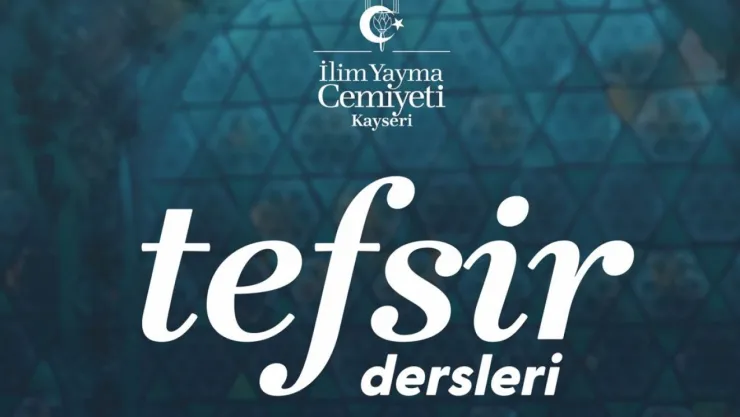 Prof.Dr. Şahin Güven Hoca'nın Tefsir Dersleri İYC'de devam ediyor