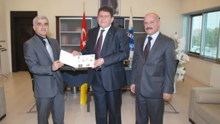 PTT BAŞMÜDÜRÜ İHSAN AFŞİN'DEN KAYSO'YA ZİYARET