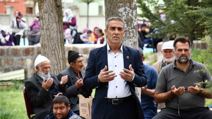 Pusatlı mahallesinde yağmur duası yapıldı