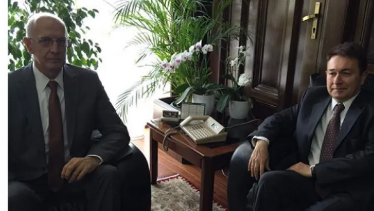 Rektör Sabuncuoğlu'ndan ODTÜ Rektörü Acar'a ziyaret