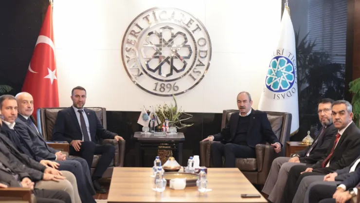 Saadet Partisi'nden Kayseri Ticaret Odası'na ziyaret