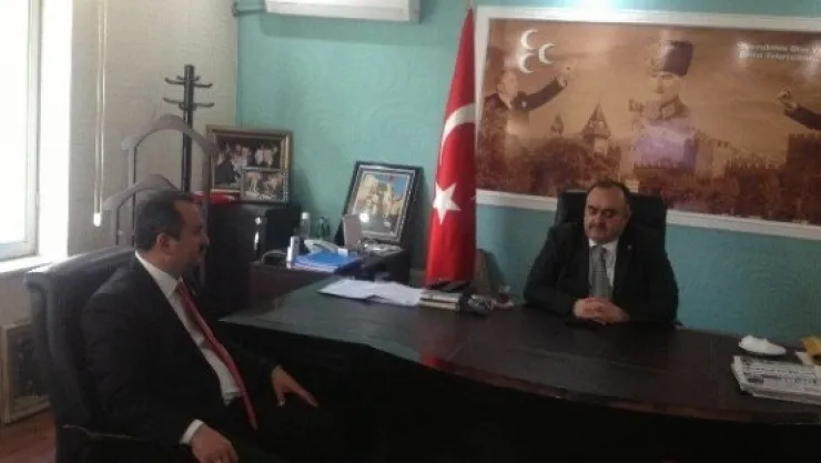 Saadet Partisi Adaylarından Mhp'ye Taziye Ziyareti 