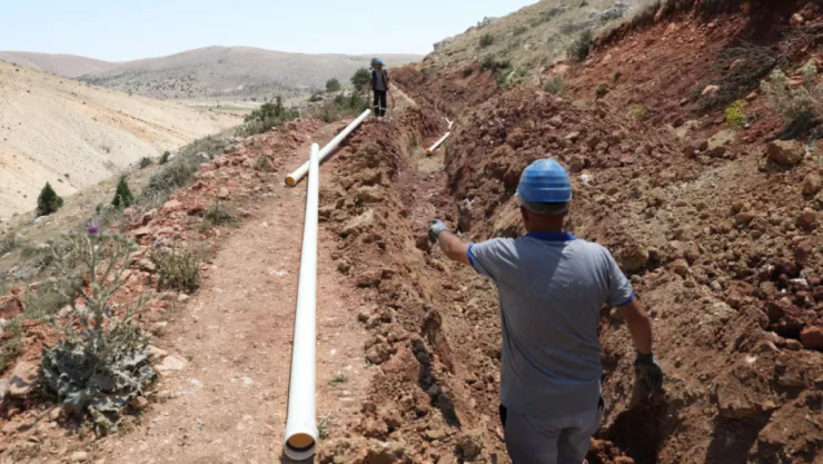 Sarız'a Yeni İçme Suyu Hattı Yatırımı