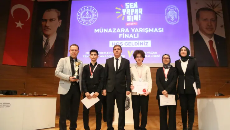 'Sen yaparsın Melikgazi' Münazara Yarışması'nın şampiyonu belli oldu