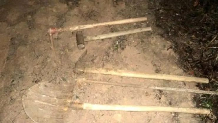 Sit alanında kazı yapan 4 kişi suçüstü yakalandı