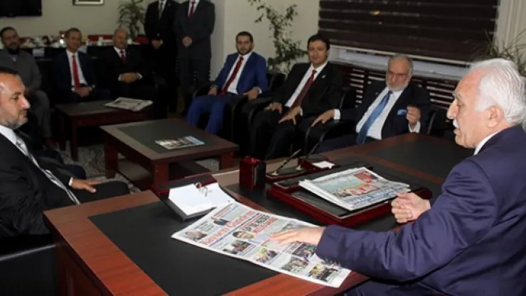 SP Genel Başkanı Kamalak'tan İl Başkanlığına Ziyaret