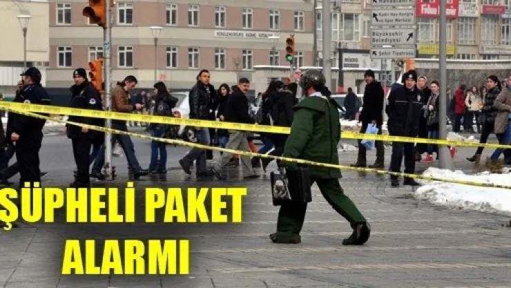 Şüpheli Paket Alarmı