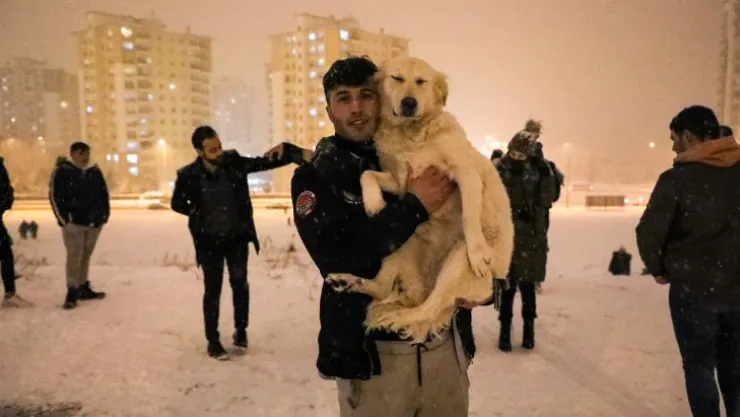 'Talas'ın Erciyes'inde keyifler yerinde