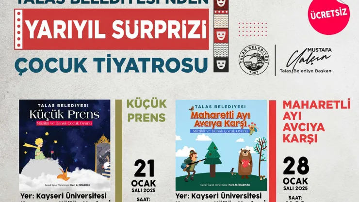 Talas'ta Çocuklara Yarıyıl Sürprizi