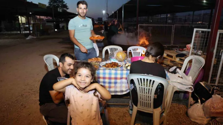 Talas'ta piknik havasında kış hazırlıkları
