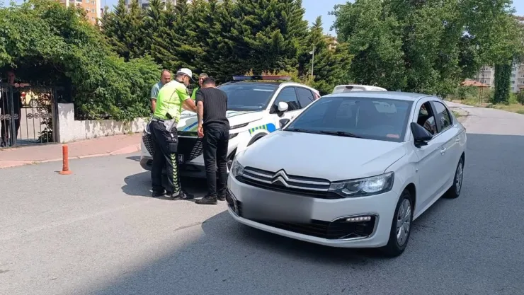 Talas'ta trafiği kapatan alkollü sürücüye ceza