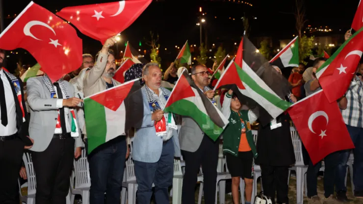 Talas'ta Vicdanlar Gazze İçin Buluştu