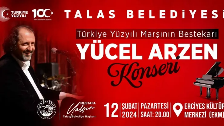 Talas'ta Yücel Arzen Heyecanı