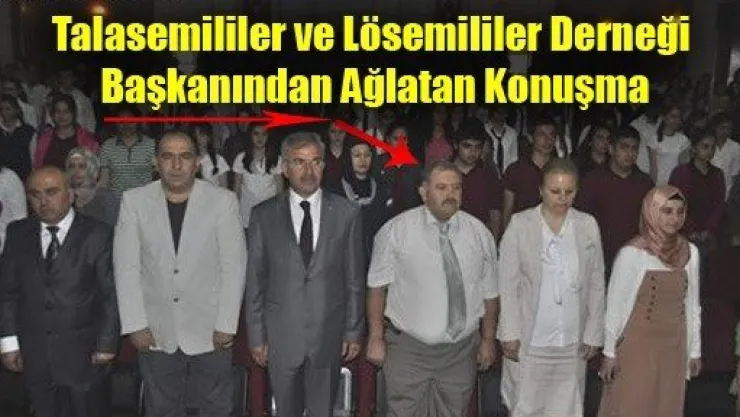 Talasemi ve Lösemililer Derneği Başkanından Ağlatan Konuşma