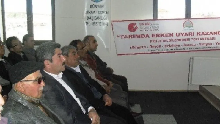 Tarımda Erken Uyarı Kazandırıyor Projesi