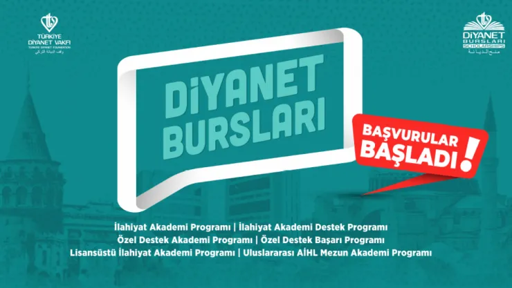 TDV Diyanet Bursları için başvurular başladı