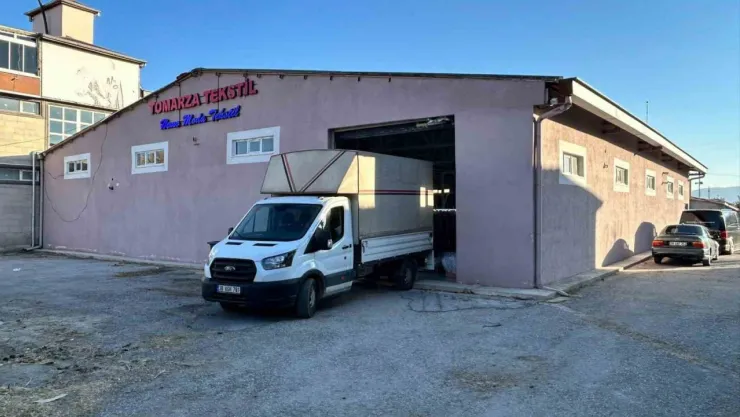 Tomarza'daki tekstil fabrikasında ilk sevkiyat yapıldı