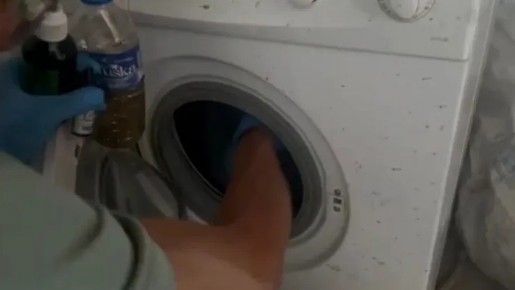 Uyuşturucuyu çamaşır makinesine saklamışlar