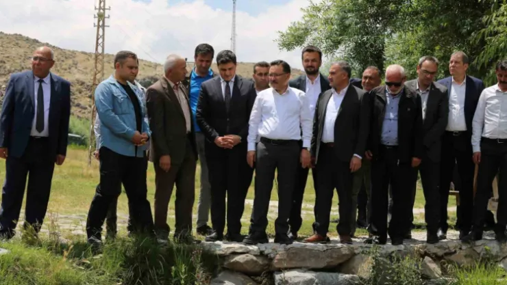 Vali Çiçek Develi'yi ziyaret etti