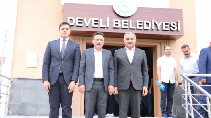 Vali Çiçek, Develi'yi ziyaret etti