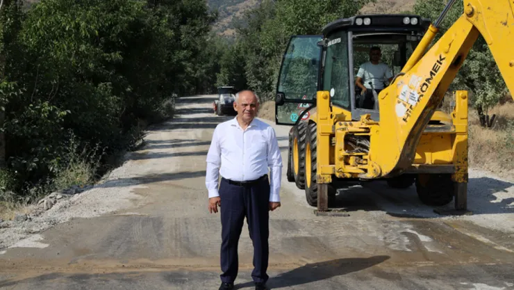 Yahyalı Çağlayan Mahallesi'nde Doğalgazın Ardından Sıcak Asfalt Konforu