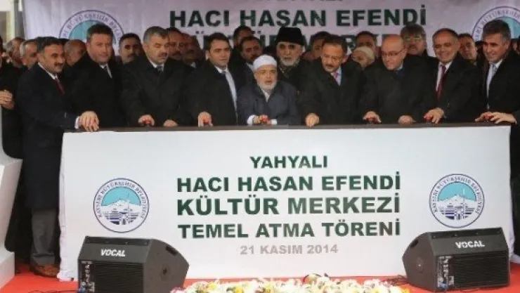 Yahyalı Kültür Merkezine İlk Harç Kondu