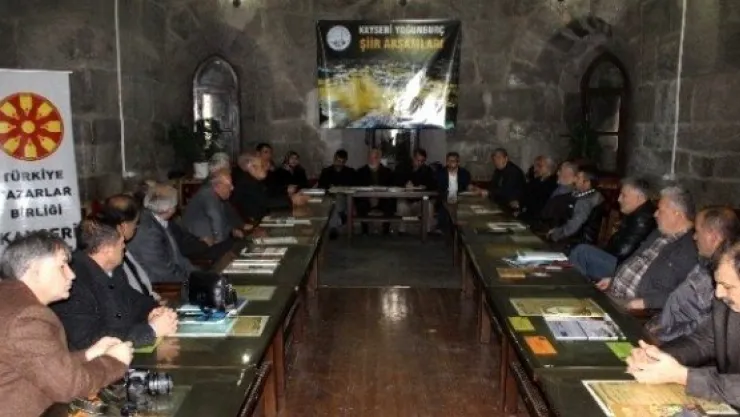  YAZARLAR BİRLİĞİ KAYSERİ ŞUBESİ TANIŞMA VE İSRİŞARE TPOLANTISI DÜZENLEDİ.
