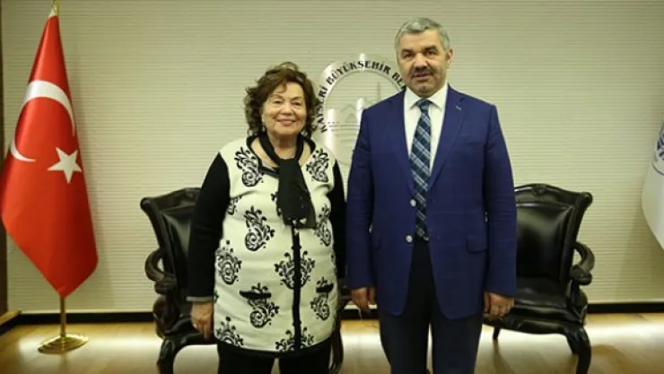 Yıldız Ayhan'dan Başkan Çelik'e ziyaret