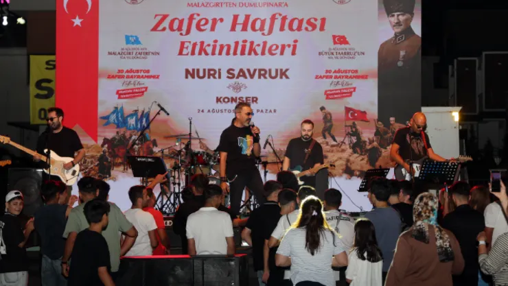'Zafer Haftası' Talas'ta Rock Konseri ile Başladı