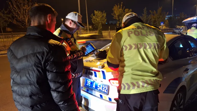 2 alkollü sürücüye cezai işlem uygulandı