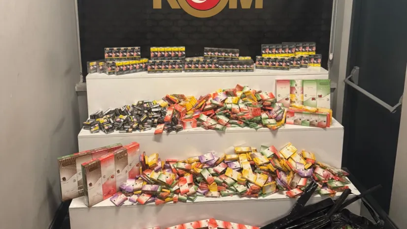 2 bin 250 paket kaçak sigara ele geçirildi